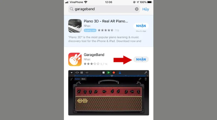 Cài nhạc chuông bằng ứng dụng GarageBand