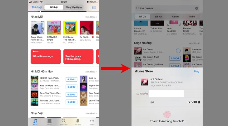 Cài nhạc chuông bằng phần mềm iTunes trên điện thoại iPhone