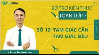 Bổ trợ kiến thức Toán lớp 7 - Vinastudy - Số 12: Tam giác cân, tam giác đều - Thầy Trần Ngọc Hà