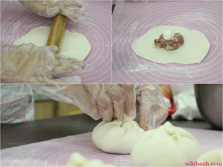 Cách làm bánh bao không cần bột nở thực hiện trong 3 bước