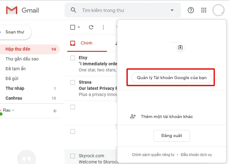 Tạo Gmail 