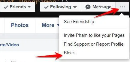 block facebook