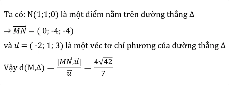 Lời giải của ví dụ trên