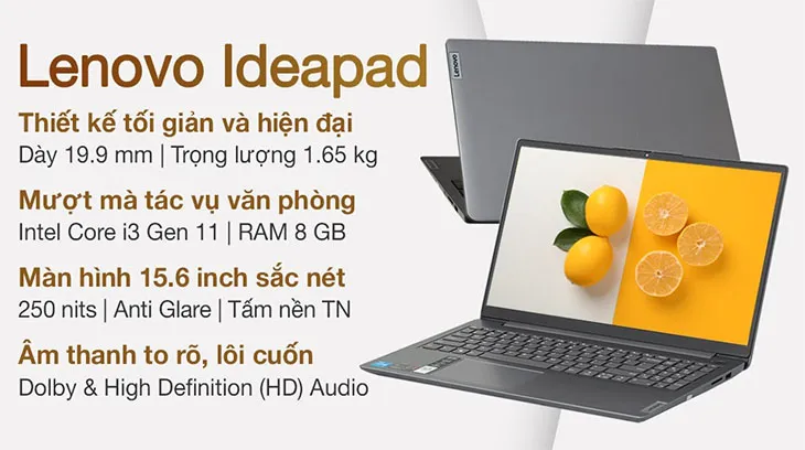 Laptop Lenovo Ideapad 3 15ITL6 i3 (82H8005CVN)