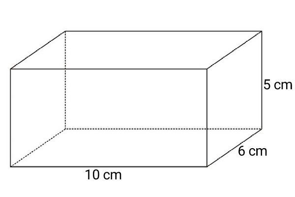 Luas permukaan balok yang panjang alasnya 15 cm, lebarnya 10 cm, dan tingginya 20 cm adalah