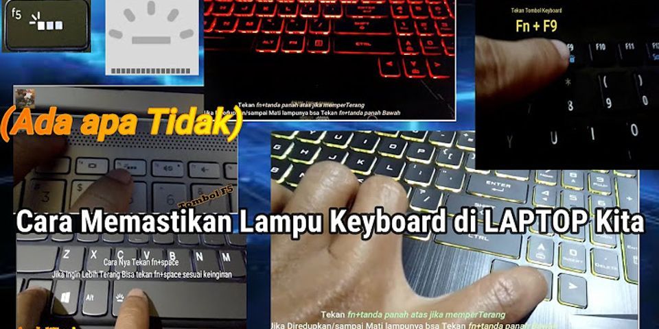 Apakah semua laptop bisa backlit keyboard?