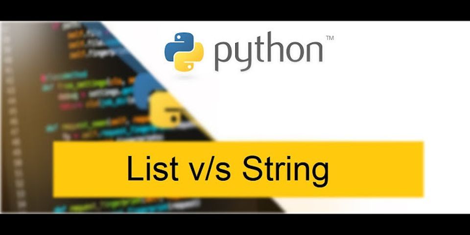 Are strings lists in Python?