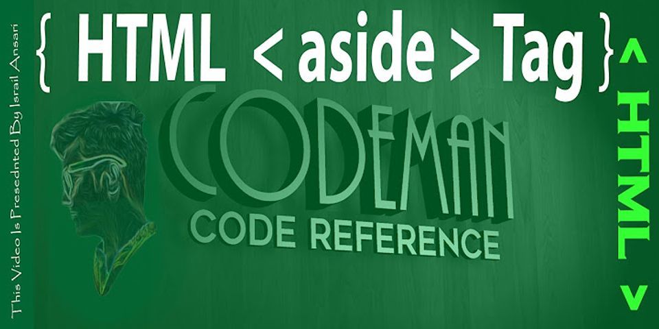 Aside HTML là gì