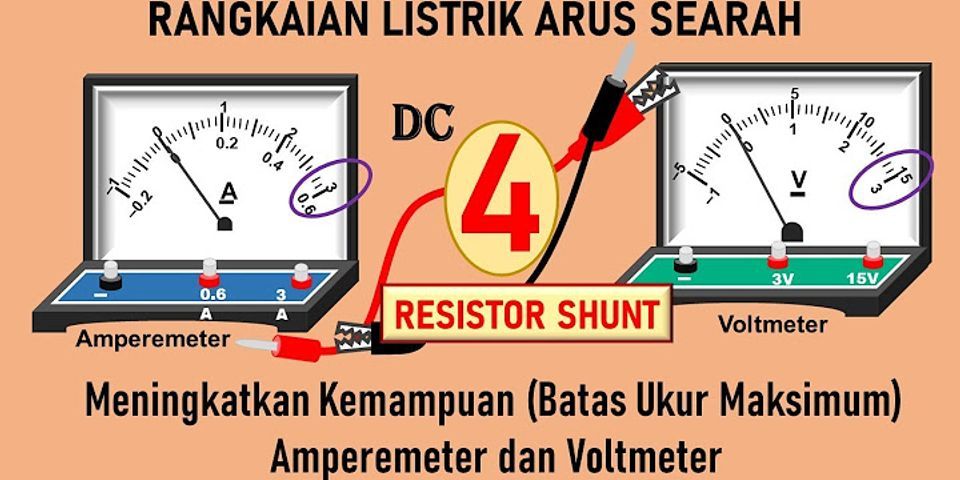 Cara Menggunakan Amperemeter Dalam Suatu Rangkaian Listrik Riset 7928