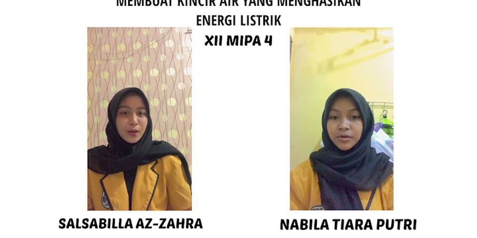 Bagaimana proses bergeraknya kincir air sehingga menghasilkan energi listrik