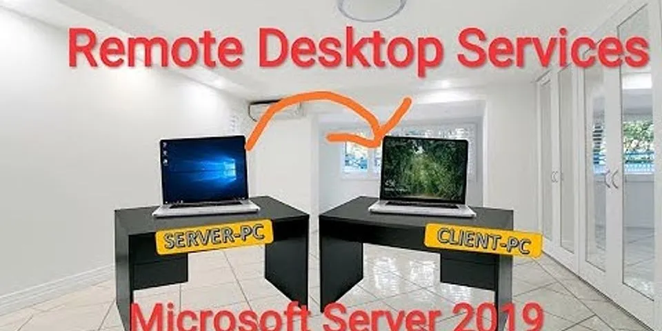 Bất Remote Desktop win Server 2019
