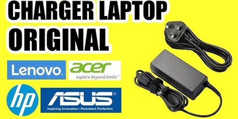 Berapa harga charger laptop acer original?