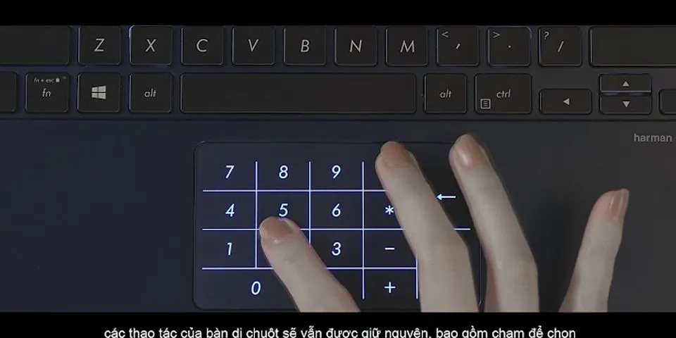 Các phím chức năng trên bàn phím laptop Asus