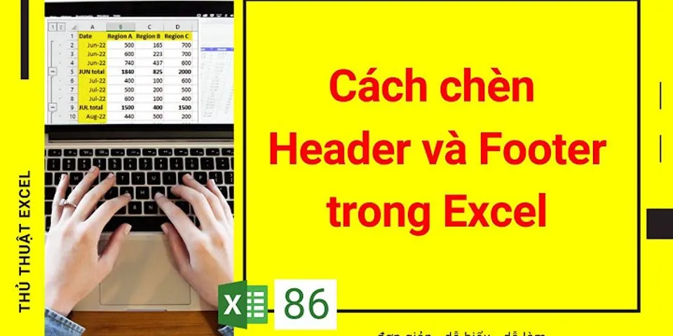 Cách ẩn Header trong Excel