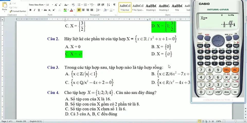 Cách bấm to hợp trên máy tính VINACAL