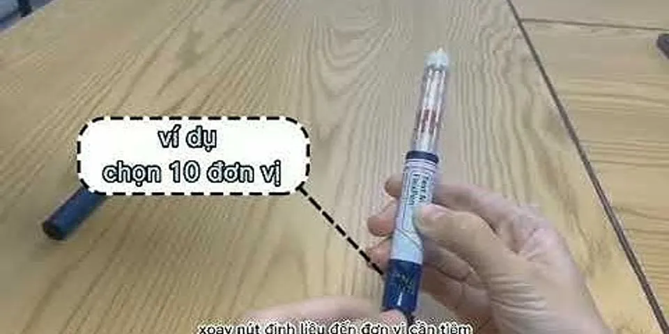 Cách bảo quản bút tiêm insulin