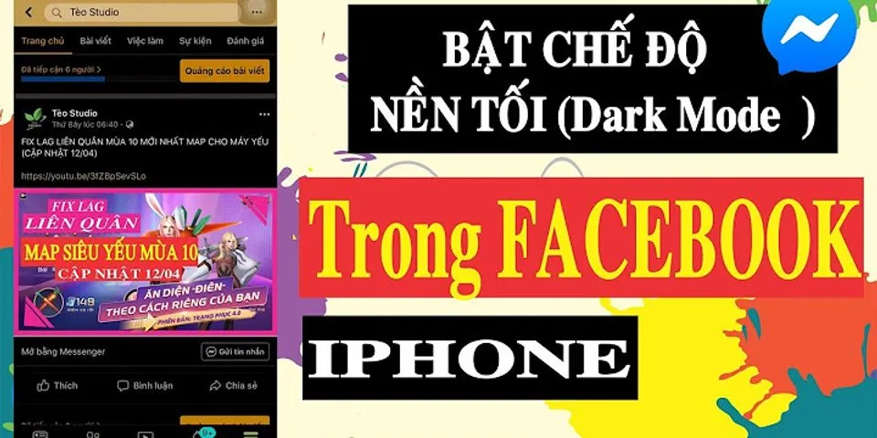 Cách bật chế độ tối trên Facebook điện thoại