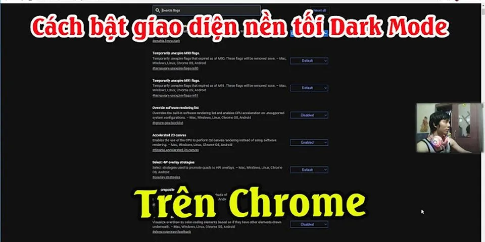 Cách bật Dark Mode trên Chrome
