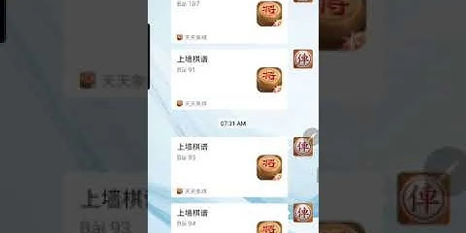 Cách bỏ ẩn trò chuyện trên WeChat