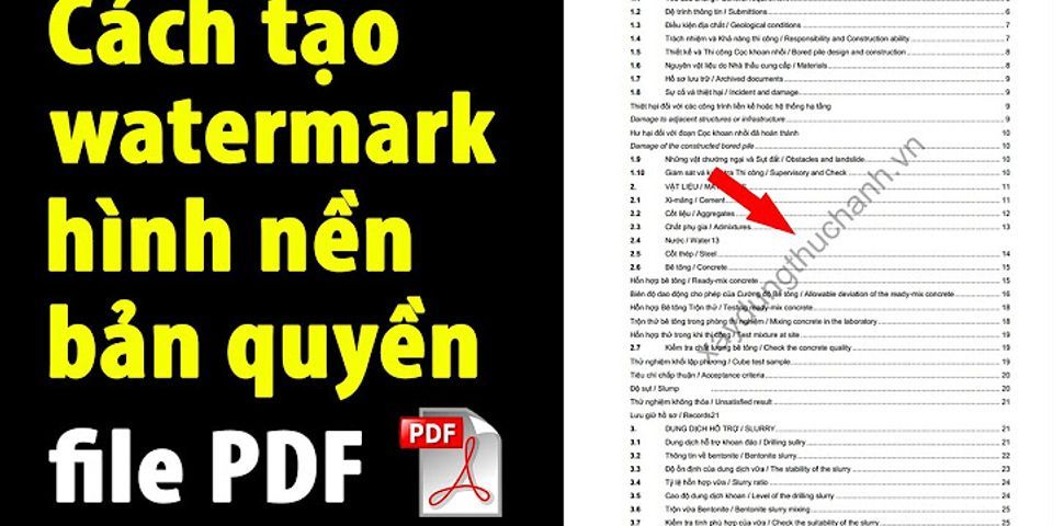 Cách bỏ nền trong file PDF