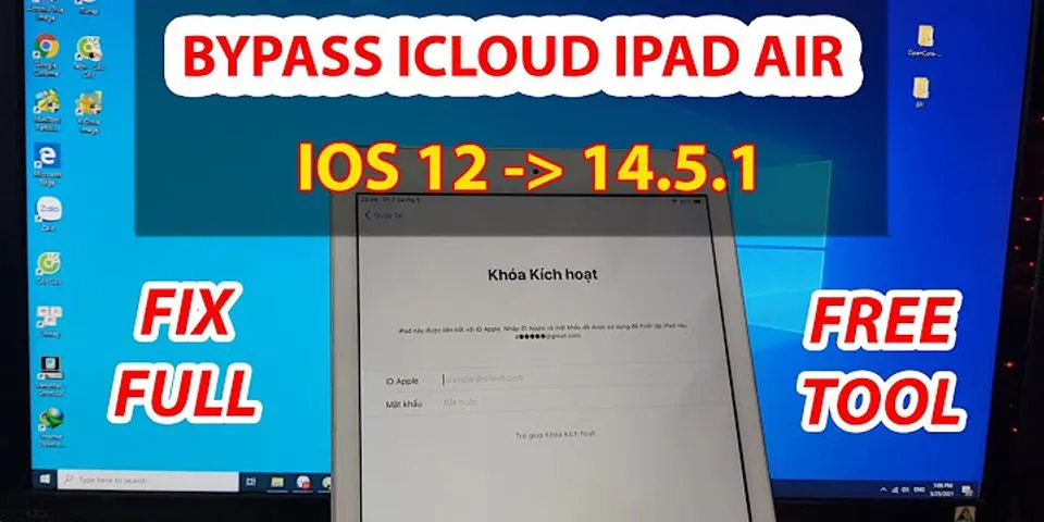 Cách Bypass iPad 4