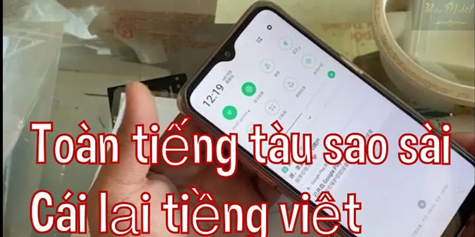 Cách cài bàn phím tiếng Việt OPPO a5