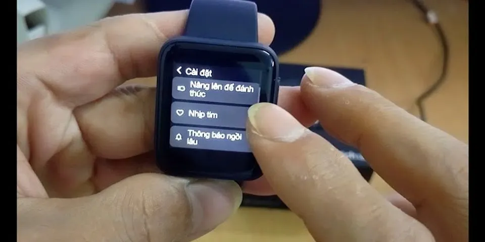 Cách Cài đặt đồng hồ thông minh Xiaomi