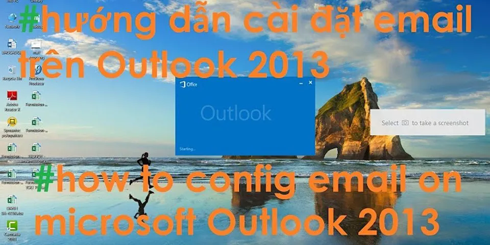Cách cài mail Outlook trên máy tính