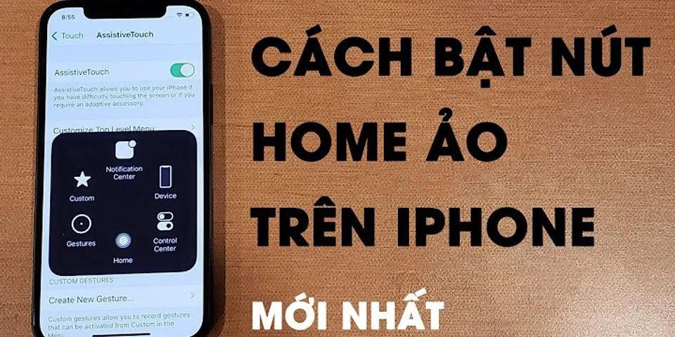 Cách cài nút home cho iPhone 8 Plus