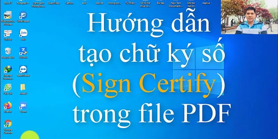 Cách cắt dẫn chữ ký trên file PDF