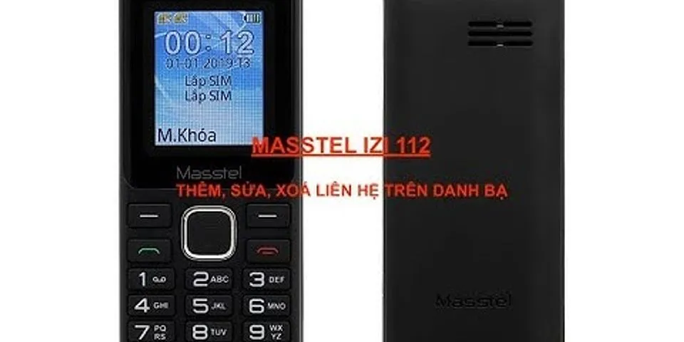 Cách chặn số điện thoại Masstel