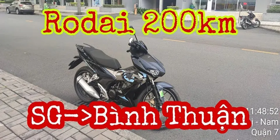 Cách chạy roda xe Winner X