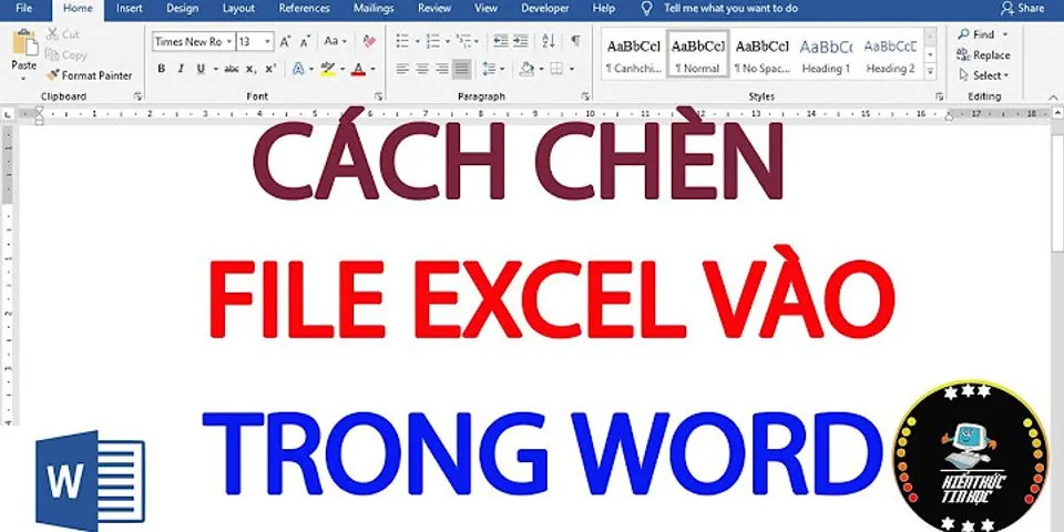 Cách chèn bảng vào Word 2010