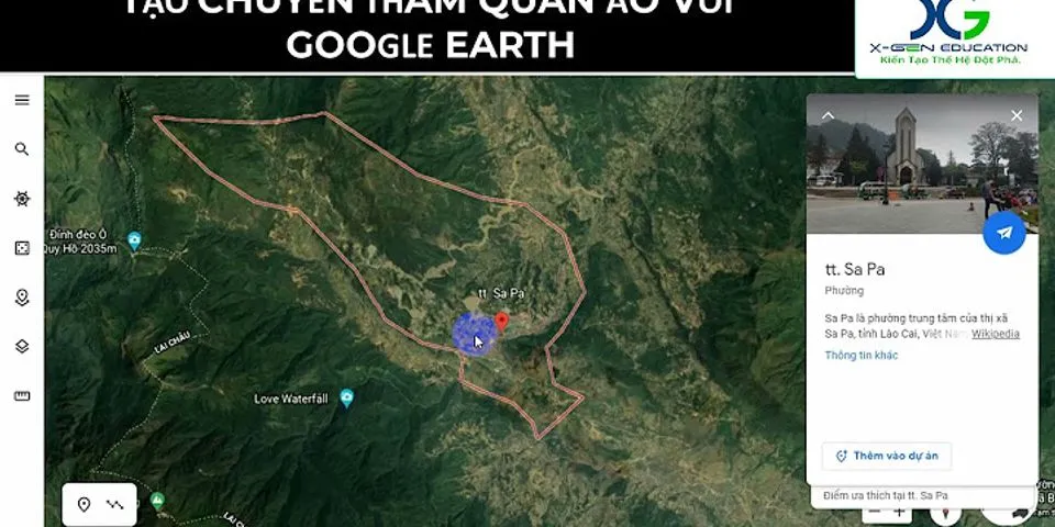Cách chèn hình ảnh vào google Earth