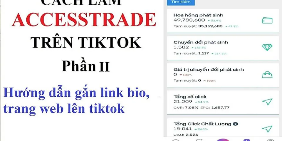 Cách chèn link web vào TikTok