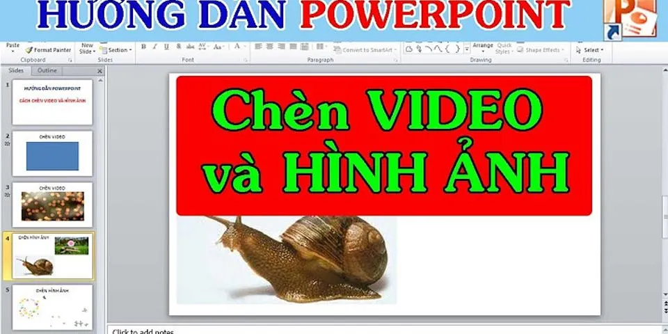 Cách chèn thứ vào hình