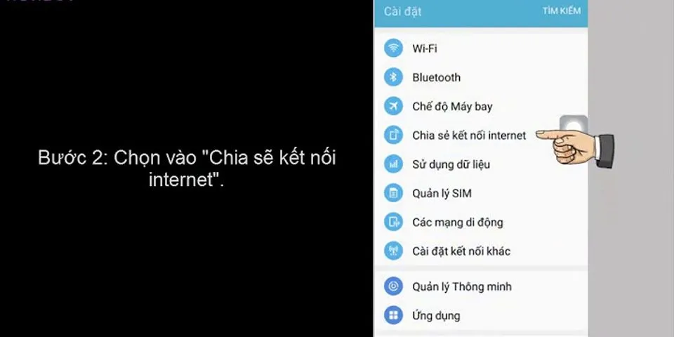 Cách chia sẻ 3G Samsung