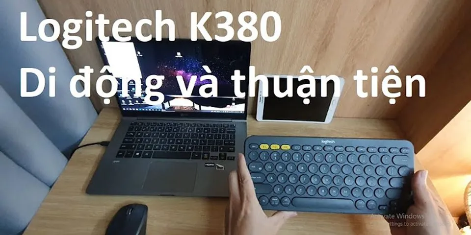 Cách chụp màn hình trên bàn phím Logitech K380