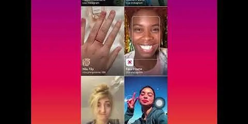 Cách chuyện filter Instagram sang Messenger