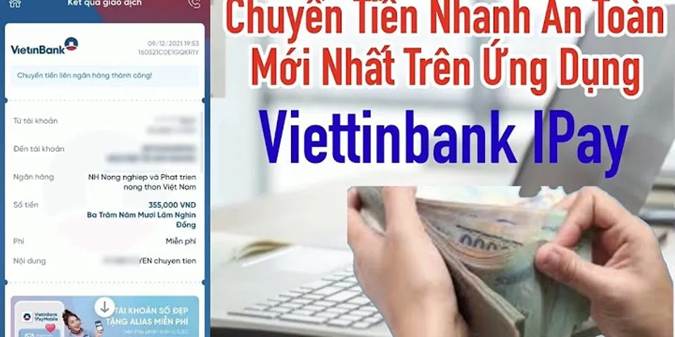 Cách chuyển tiền qua VietinBank iPay