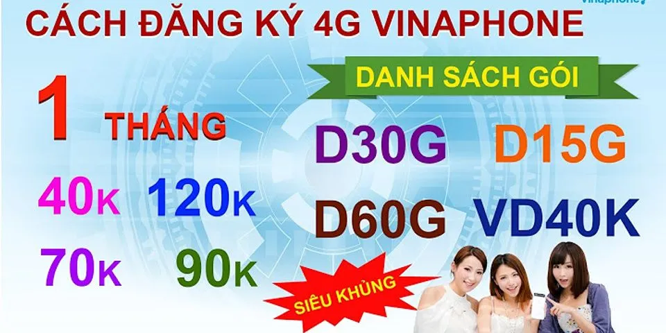 Cách đăng ký 4G Vietnamobile tháng 40K