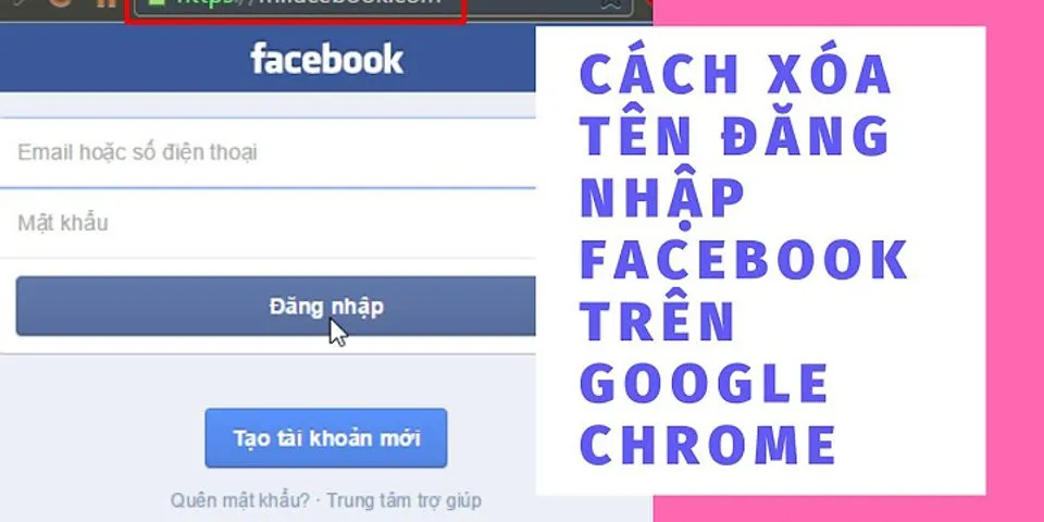 Cách đăng nhập Facebook trên Chrome