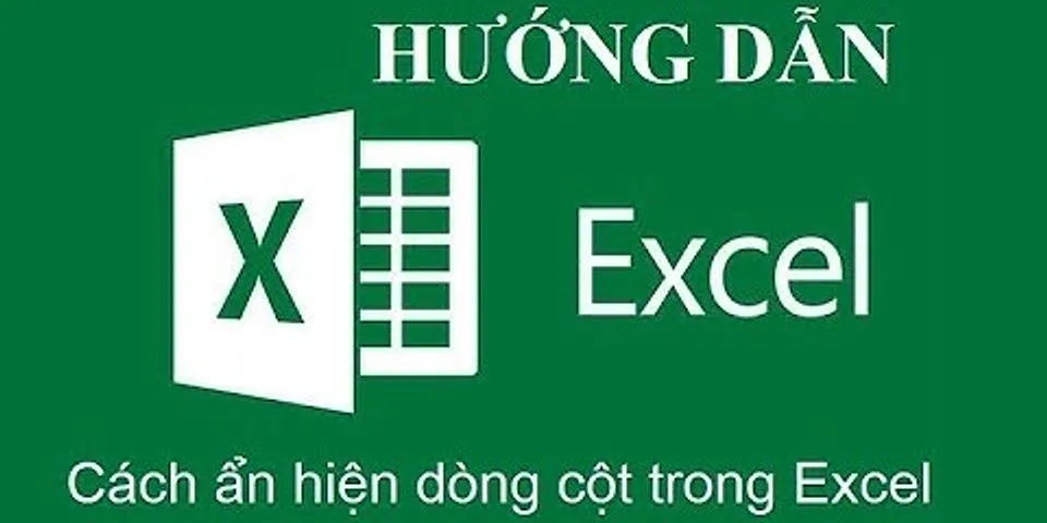 Cách đánh dấu cột trong Excel