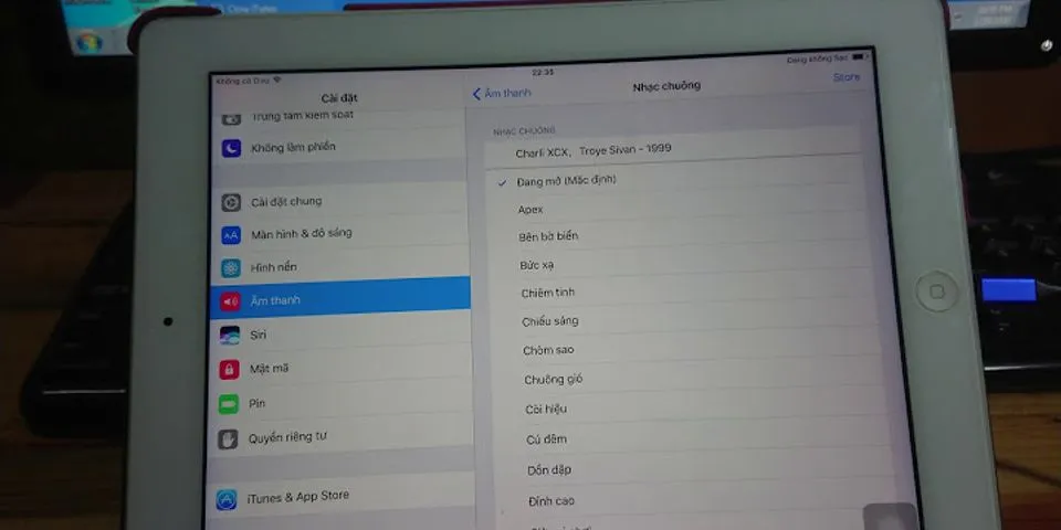 Cách đặt chuông báo thức bằng bài hát cho iPad