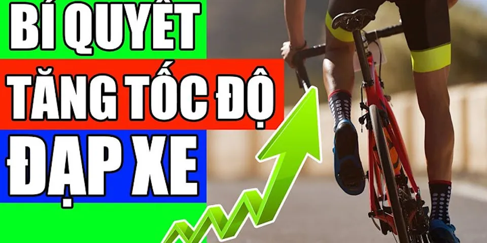 Cách điều chỉnh tốc độ xe đạp