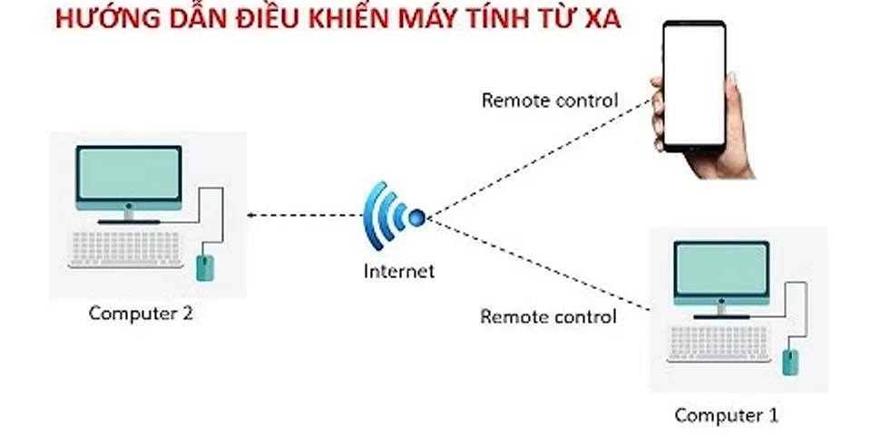 Cách điều khiển máy tính bằng điện thoại