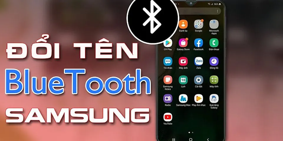 Cách đổi tên Bluetooth trên Samsung A12