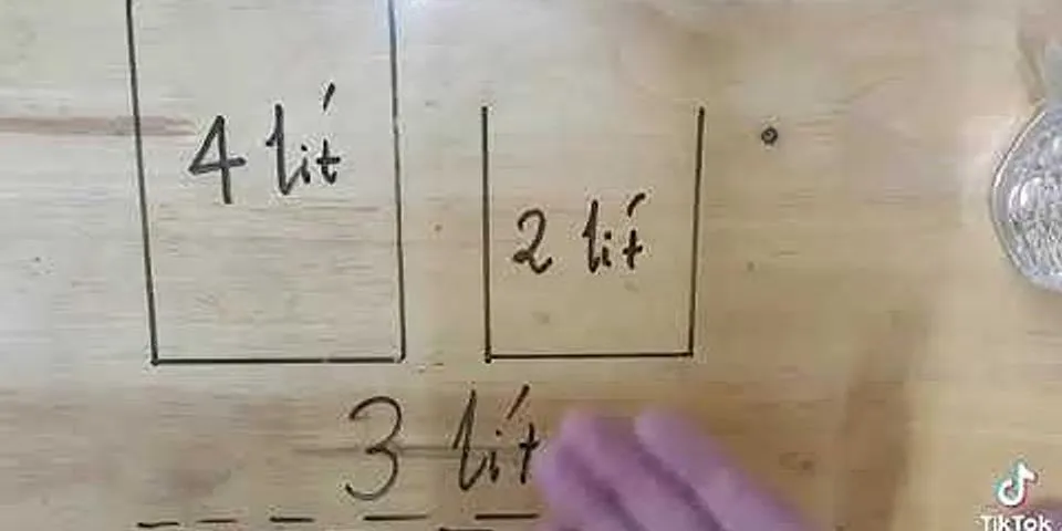 Cách đong 2 lít nước