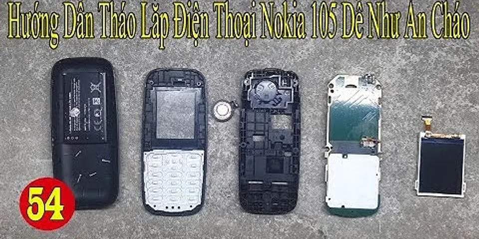 Cách gần SIM vào Nokia 105