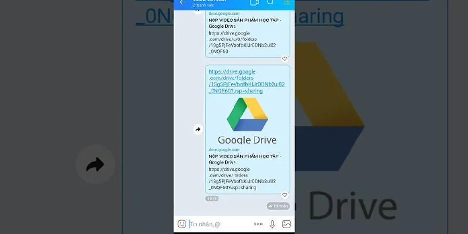 Cách gửi ảnh qua Google Drive bằng điện thoại